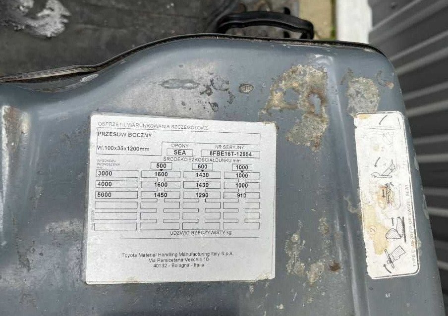 Toyota 8FBE16T - 전기 지게차 : 사진 5 Toyota 8FBE16T - 전기 지게차 : 사진 5