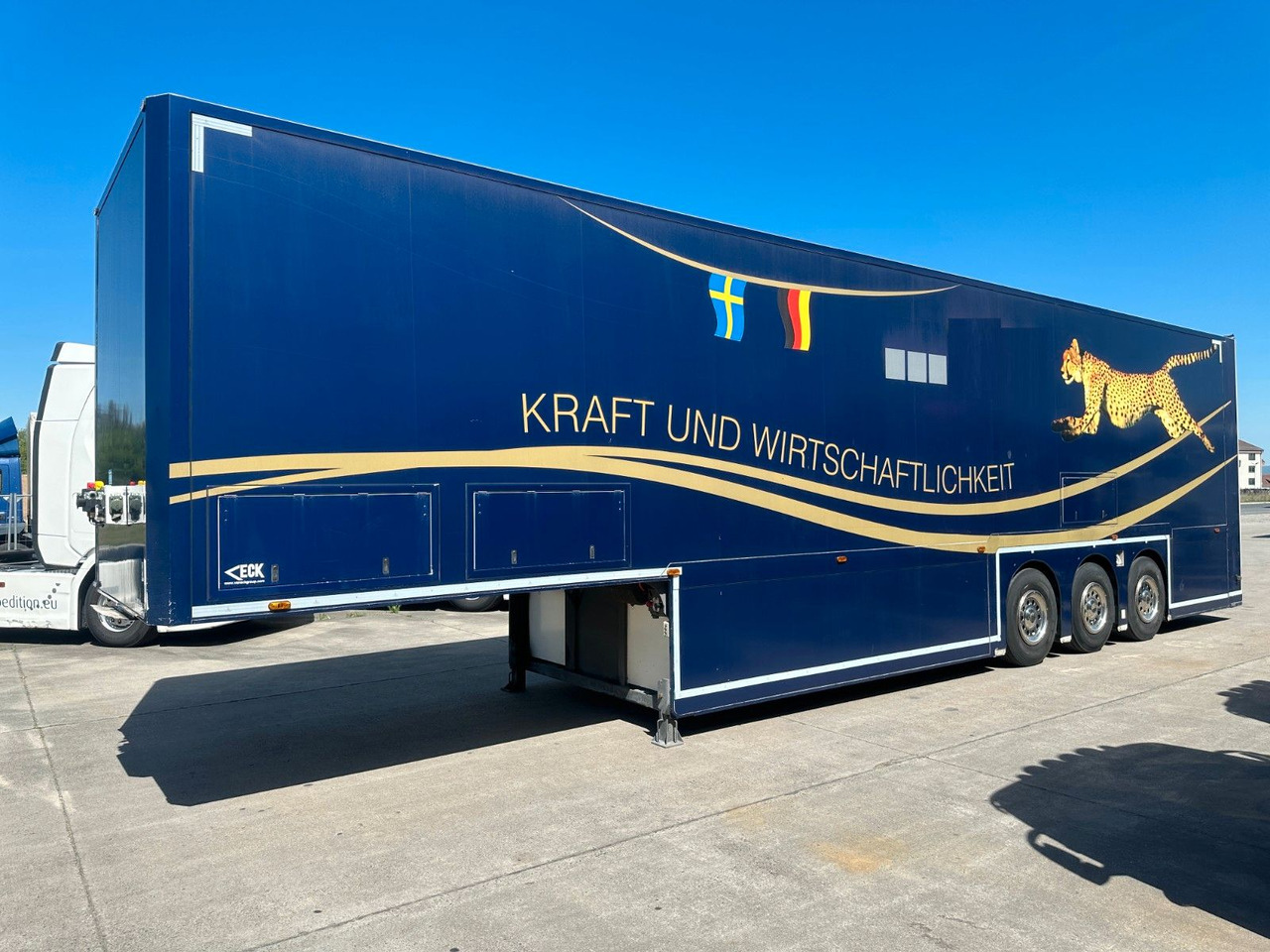 VAN ECK * DOUBLE-DECK * RENNSPORT * RACING * - 밀폐형 박스 세미 트레일러 : 사진 1 VAN ECK * DOUBLE-DECK * RENNSPORT * RACING * - 밀폐형 박스 세미 트레일러 : 사진 1