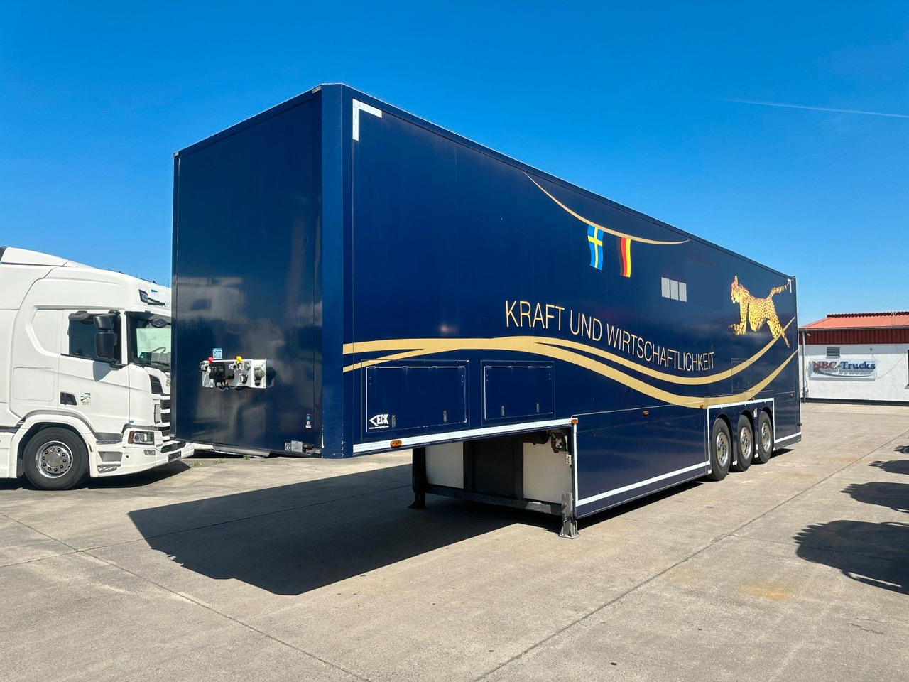 Van Eck PT-3ZI * MOTORSPORT * RACING * DOPPELDECKER *TÜV - 밀폐형 박스 세미 트레일러 : 사진 2 Van Eck PT-3ZI * MOTORSPORT * RACING * DOPPELDECKER *TÜV - 밀폐형 박스 세미 트레일러 : 사진 2