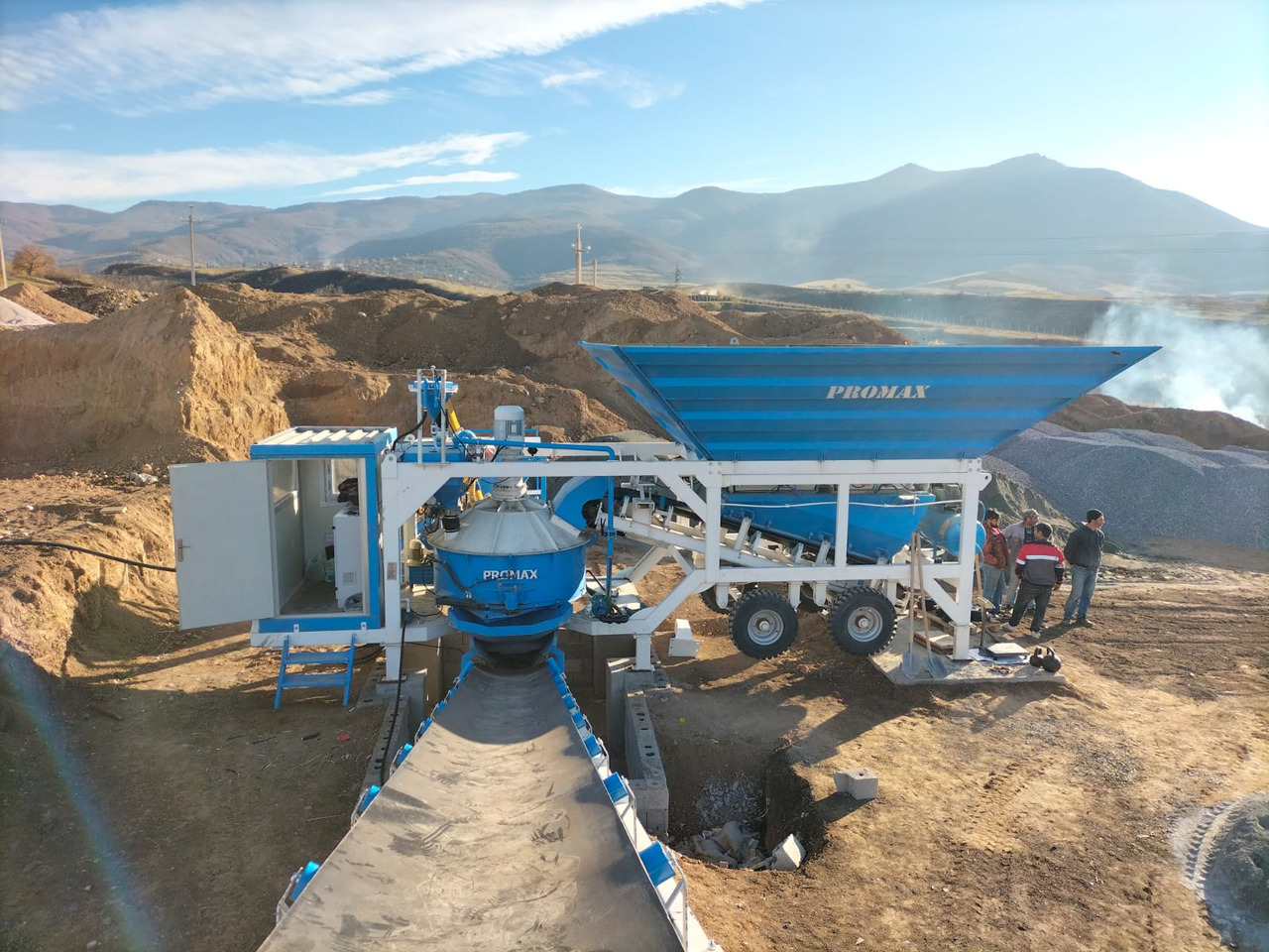 PROMAX MOBILE CONCRETE PLANT M35-PLNT (35M3/H) - 콘크리트 플랜트 : 사진 3 PROMAX MOBILE CONCRETE PLANT M35-PLNT (35M3/H) - 콘크리트 플랜트 : 사진 3