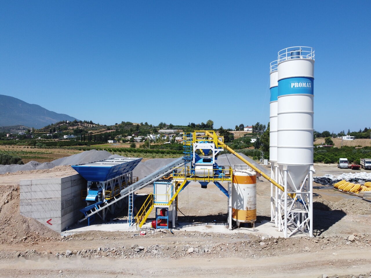 Promax Compact Concrete Batching Plant C100-TWN-LINE (100m3/h) - 콘크리트 플랜트 : 사진 2 Promax Compact Concrete Batching Plant C100-TWN-LINE (100m3/h) - 콘크리트 플랜트 : 사진 2