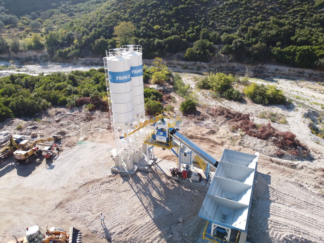 Promax Compact Concrete Batching Plant C100-TWN-LINE (100m3/h) - 콘크리트 플랜트 : 사진 3 Promax Compact Concrete Batching Plant C100-TWN-LINE (100m3/h) - 콘크리트 플랜트 : 사진 3