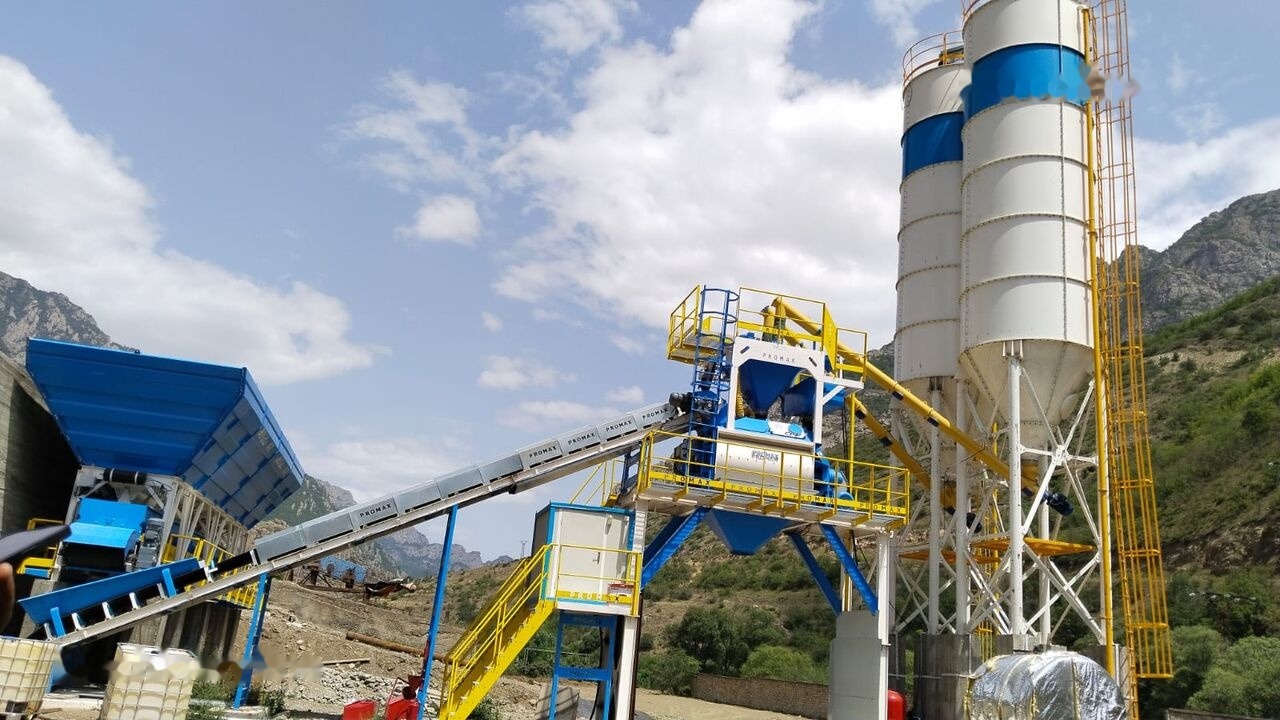 Promax Compact Concrete Batching Plant C120-TWN-LINE (120m3/h) - 콘크리트 플랜트 : 사진 2 Promax Compact Concrete Batching Plant C120-TWN-LINE (120m3/h) - 콘크리트 플랜트 : 사진 2