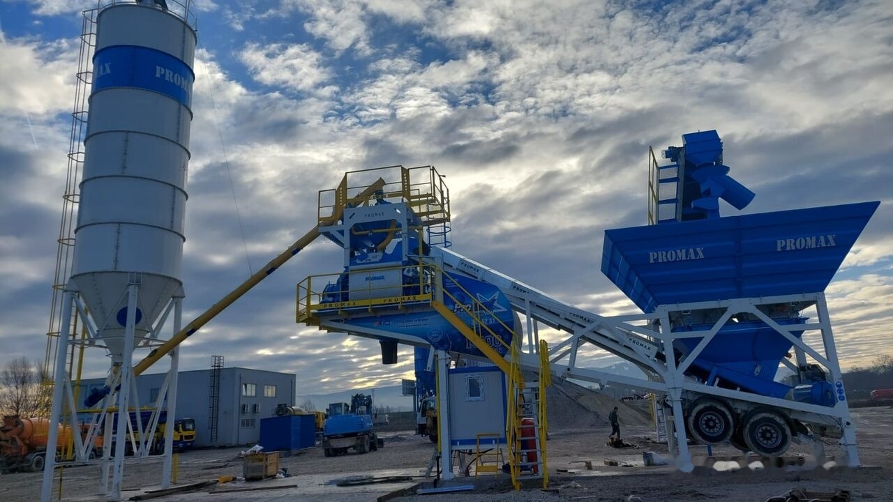 Promax Mobile Concrete Batching Plant PROMAX M100-TWN (100m³/h) - 콘크리트 플랜트 : 사진 4 Promax Mobile Concrete Batching Plant PROMAX M100-TWN (100m³/h) - 콘크리트 플랜트 : 사진 4