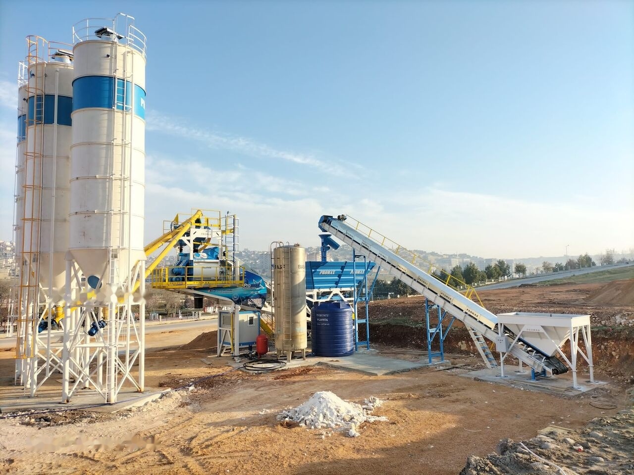 Promax Mobile Concrete Batching Plant PROMAX M100-TWN (100m³/h) - 콘크리트 플랜트 : 사진 1 Promax Mobile Concrete Batching Plant PROMAX M100-TWN (100m³/h) - 콘크리트 플랜트 : 사진 1
