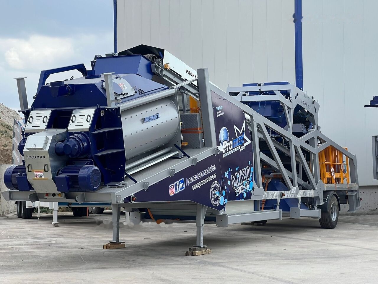 Promax Mobile Concrete Batching Plant PROMAX M120-TWN DT (120m³/h) - 콘크리트 플랜트 : 사진 5 Promax Mobile Concrete Batching Plant PROMAX M120-TWN DT (120m³/h) - 콘크리트 플랜트 : 사진 5