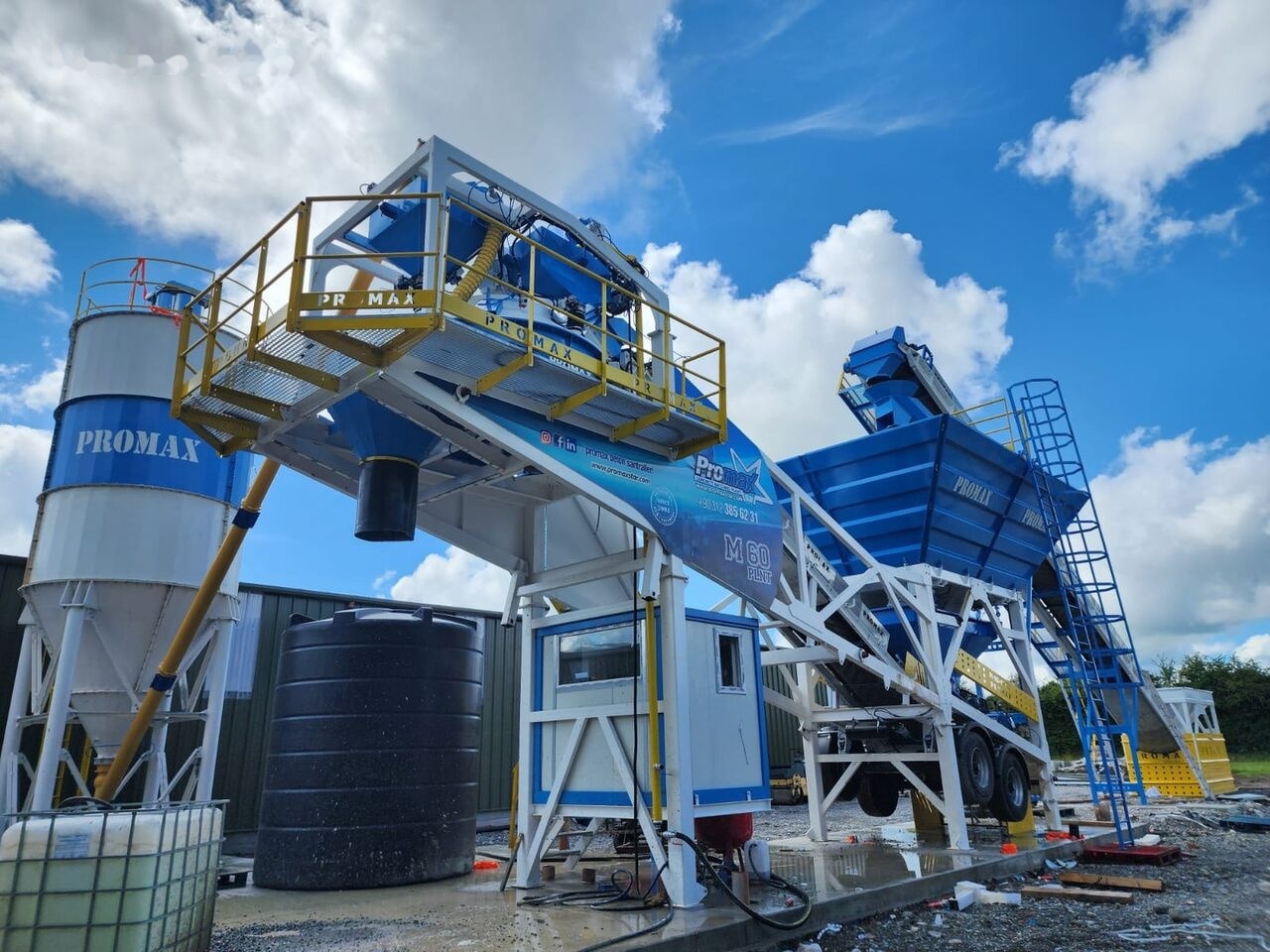 Promax Mobile Concrete Batching Plant PROMAX M60-PLNT (60m³/h) - 시멘트 사일로 : 사진 4 Promax Mobile Concrete Batching Plant PROMAX M60-PLNT (60m³/h) - 시멘트 사일로 : 사진 4