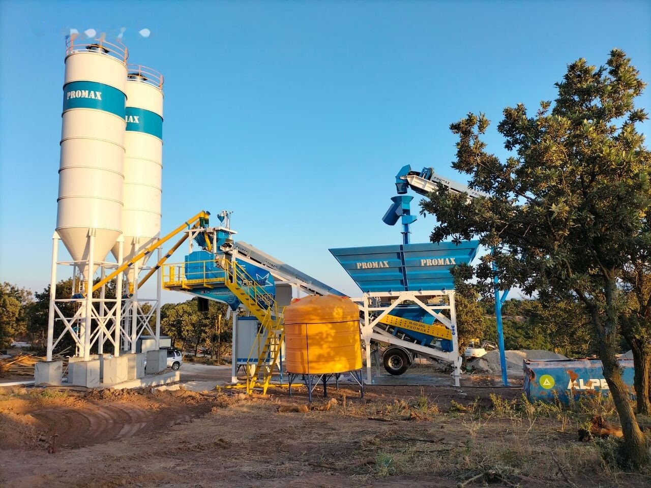 Promax Mobile Concrete Batching Plant PROMAX M60-SNG (60m3/h) - 콘크리트 플랜트 : 사진 4 Promax Mobile Concrete Batching Plant PROMAX M60-SNG (60m3/h) - 콘크리트 플랜트 : 사진 4