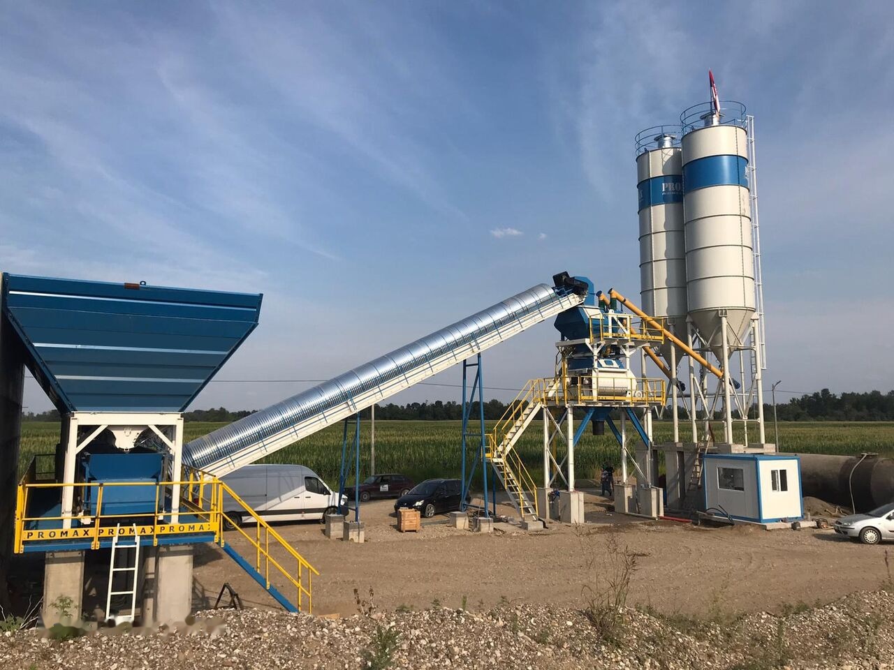Promax Stationary Concrete Batching Plant S100 TWN (100m³/h) - 콘크리트 플랜트 : 사진 2 Promax Stationary Concrete Batching Plant S100 TWN (100m³/h) - 콘크리트 플랜트 : 사진 2