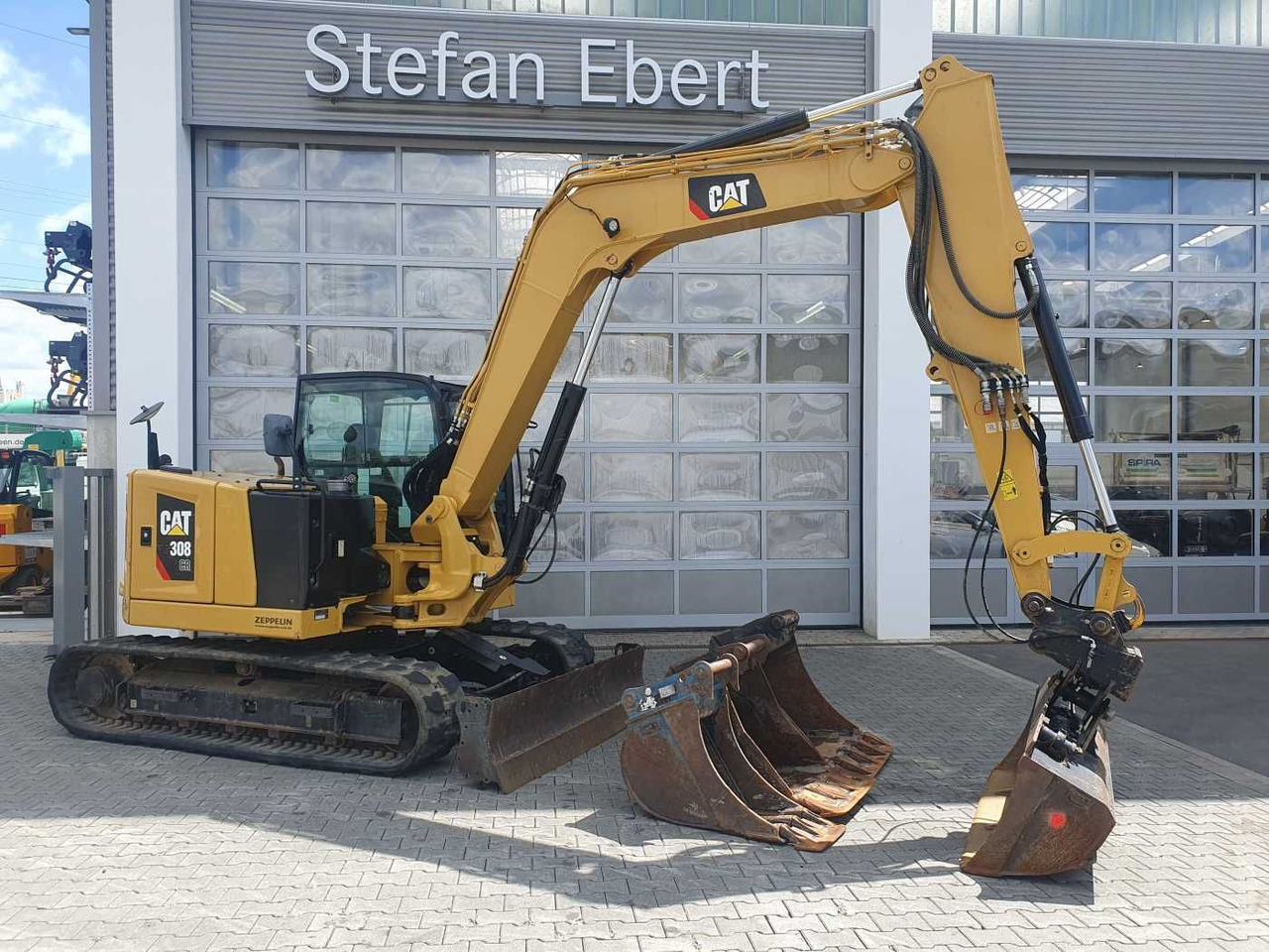 CAT 308CR / nur 3.272h! / Löffelpaket - 크롤러 굴삭기 : 사진 1 CAT 308CR / nur 3.272h! / Löffelpaket - 크롤러 굴삭기 : 사진 1