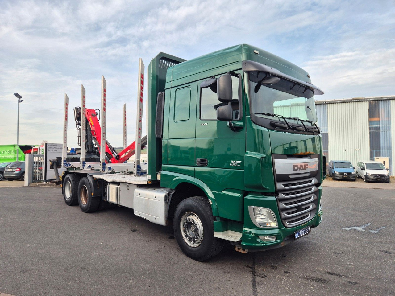 DAF XF 460 6x4 Epsilon M12Z91 - 목재 트럭, 크레인 트럭 : 사진 4 DAF XF 460 6x4 Epsilon M12Z91 - 목재 트럭, 크레인 트럭 : 사진 4