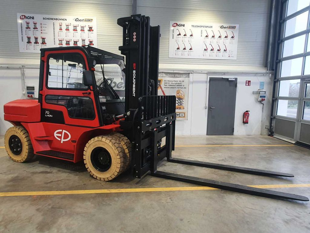 EP Equipment EFL 702 / 7T / Triplex: 5,40m / ZVG - 지게차 : 사진 4 EP Equipment EFL 702 / 7T / Triplex: 5,40m / ZVG - 지게차 : 사진 4