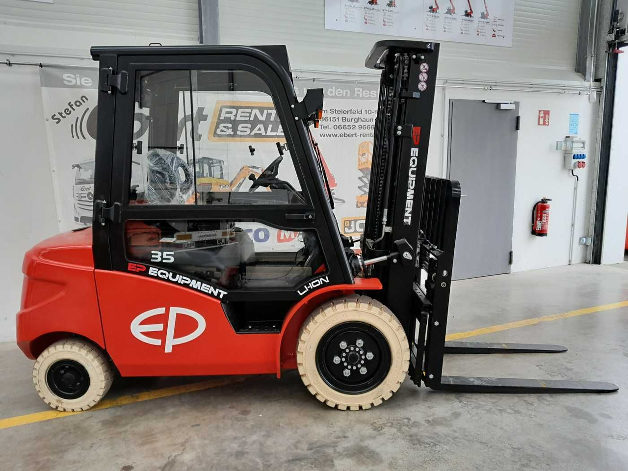 EP Equipment EFL353 / 3,5T / Triplex: 4,80m /ZVG - 전기 지게차 : 사진 5 EP Equipment EFL353 / 3,5T / Triplex: 4,80m /ZVG - 전기 지게차 : 사진 5