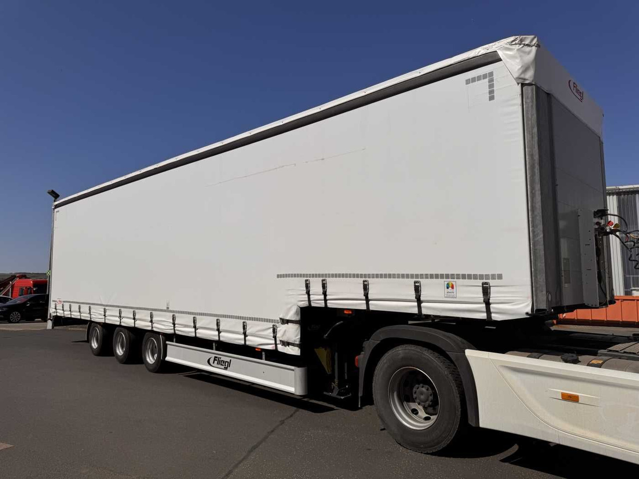 Fliegl SDS 350 Schiebeplane+Verdeck XL SAF 20.900Km - 커튼사이더 세미 트레일러 : 사진 2 Fliegl SDS 350 Schiebeplane+Verdeck XL SAF 20.900Km - 커튼사이더 세미 트레일러 : 사진 2