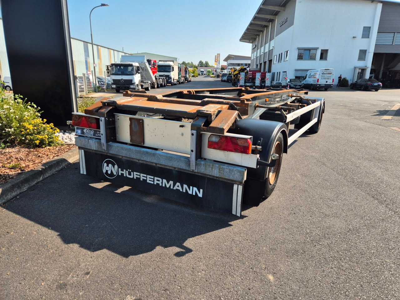 Hüffermann HSA 18.70 P BPW 14.582kg Nutzlast - 새시 트레일러 : 사진 2 Hüffermann HSA 18.70 P BPW 14.582kg Nutzlast - 새시 트레일러 : 사진 2