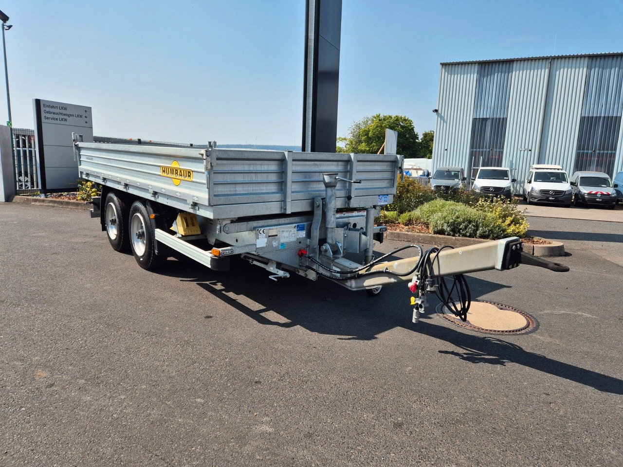 덤프 트레일러 Humbaur HTK 754020 Dreiseitenkipper vollverzinkt : 사진 6 덤프 트레일러 Humbaur HTK 754020 Dreiseitenkipper vollverzinkt : 사진 6