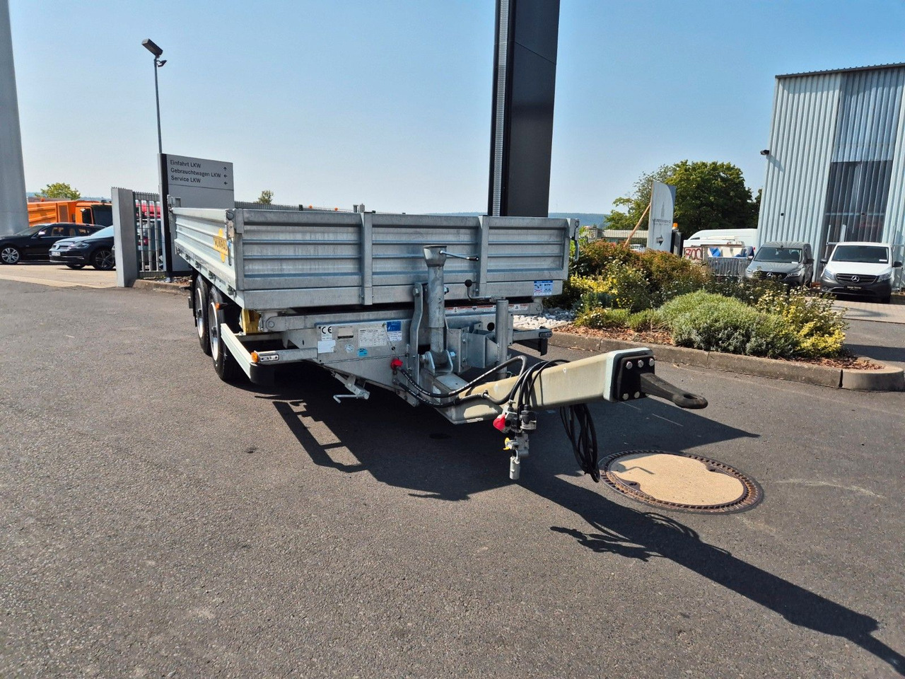 덤프 트레일러 Humbaur HTK 754020 Dreiseitenkipper vollverzinkt : 사진 9 덤프 트레일러 Humbaur HTK 754020 Dreiseitenkipper vollverzinkt : 사진 9
