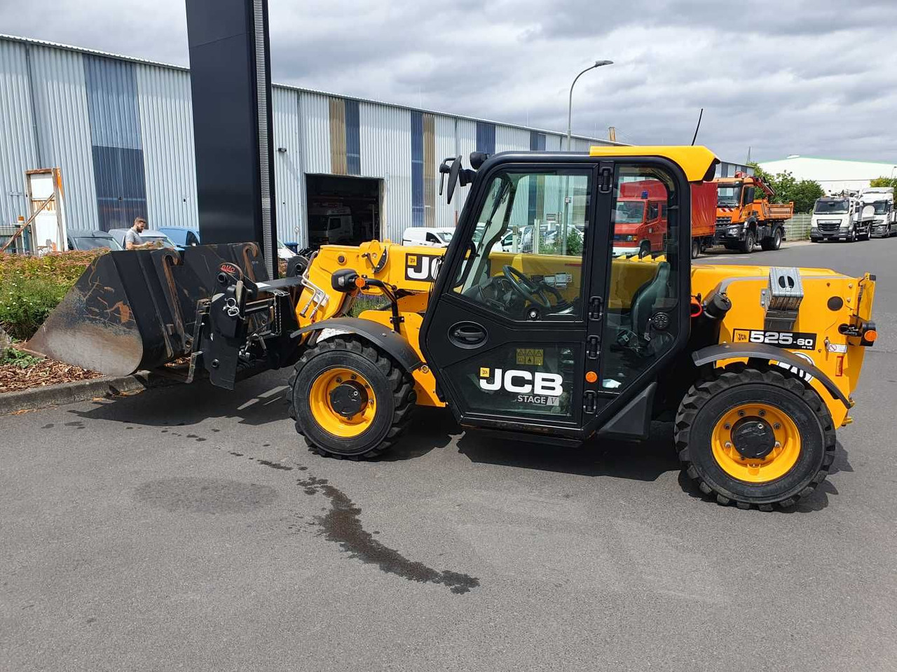 JCB 525-60 / Palettengabel / 2021 / nur 377h - 텔레스코픽 핸들러 : 사진 4 JCB 525-60 / Palettengabel / 2021 / nur 377h - 텔레스코픽 핸들러 : 사진 4