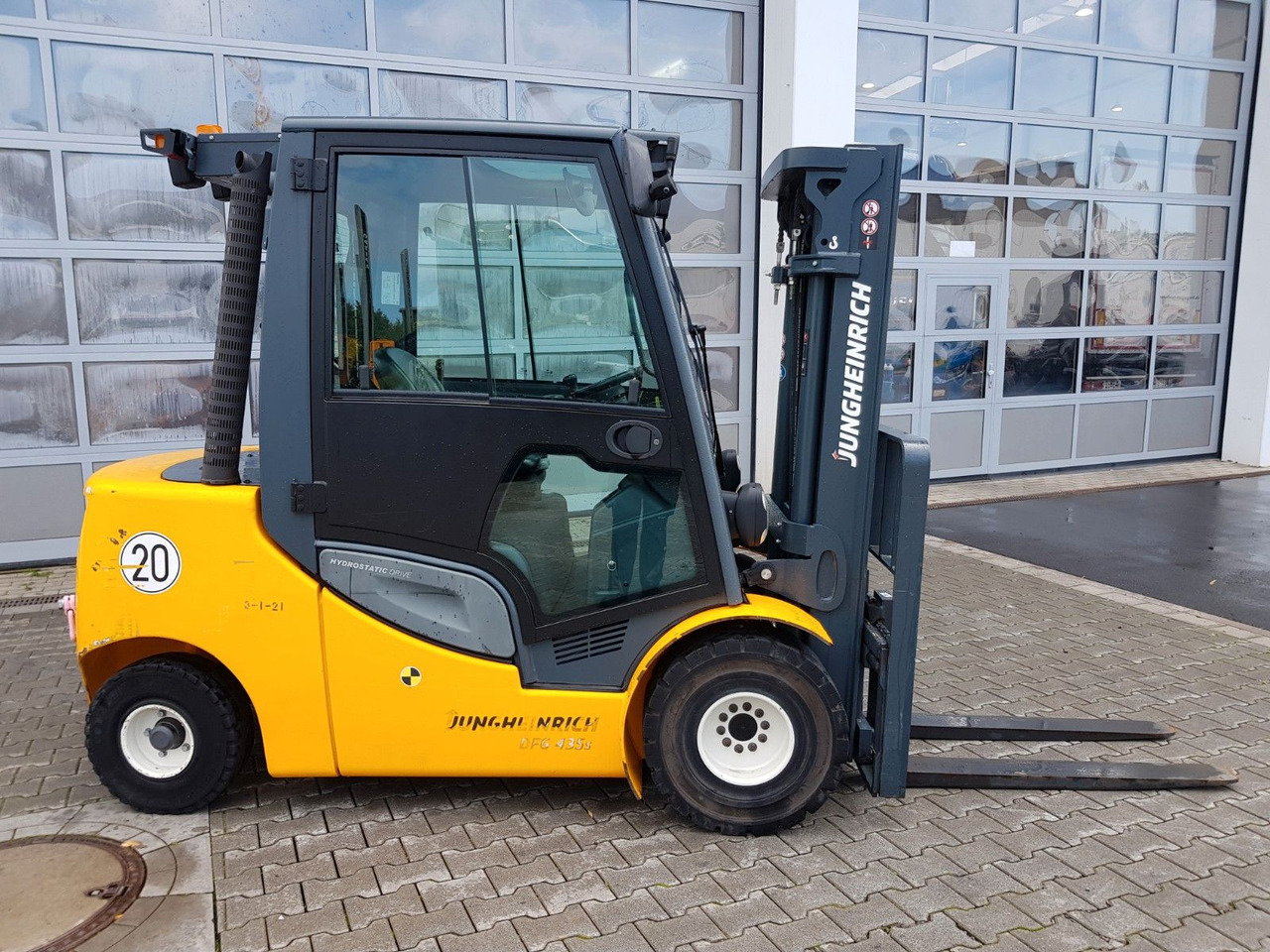 Jungheinrich DFG 435s / 4.400mm / nur 1.778h! / Klima / SS - 디젤 지게차 : 사진 2 Jungheinrich DFG 435s / 4.400mm / nur 1.778h! / Klima / SS - 디젤 지게차 : 사진 2