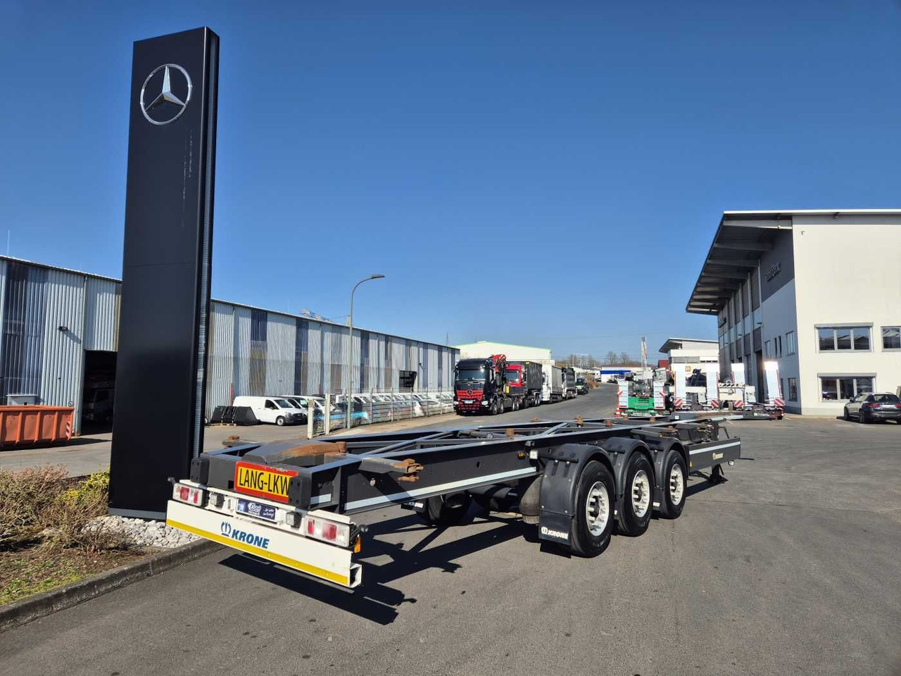Krone SD BDF BPW-Achsen Liftachse mitte Container - 컨테이너 운반 장치/ 스와프 보디 세미 트레일러 : 사진 2 Krone SD BDF BPW-Achsen Liftachse mitte Container - 컨테이너 운반 장치/ 스와프 보디 세미 트레일러 : 사진 2