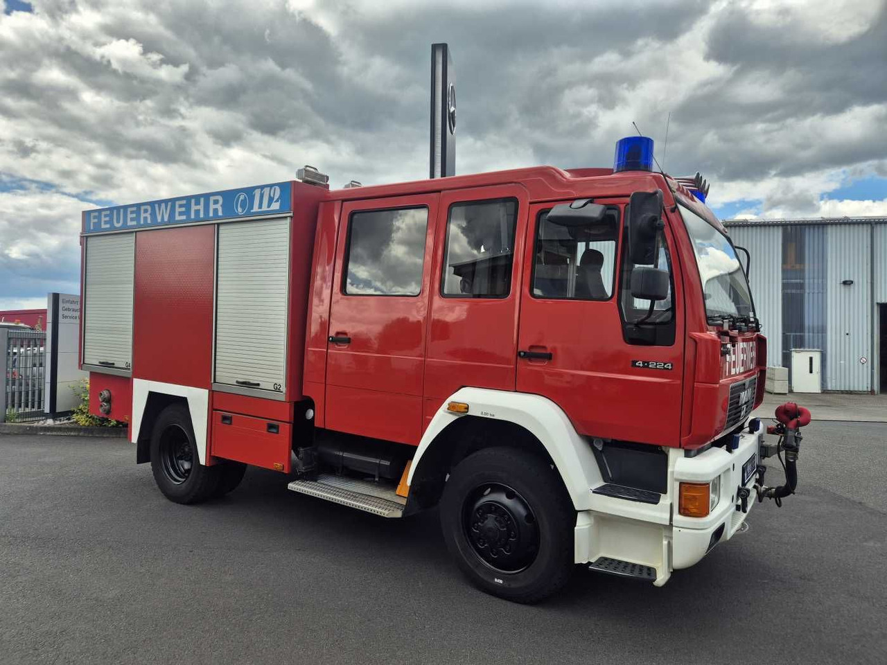 MAN 14.224 4x4 TLF 16/29 Tanklöschfahrzeug Feuerwehr - 트럭 : 사진 4 MAN 14.224 4x4 TLF 16/29 Tanklöschfahrzeug Feuerwehr - 트럭 : 사진 4