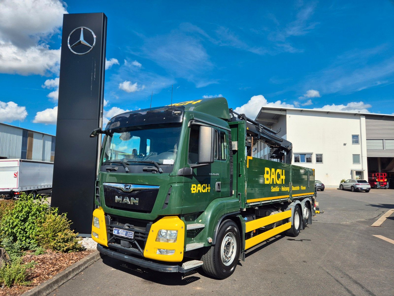 MAN TGS 26.420 6x2-4 LL Hiab 177K PRO 2 Stück - 드롭사이드/ 플랫베드 트럭 : 사진 2 MAN TGS 26.420 6x2-4 LL Hiab 177K PRO 2 Stück - 드롭사이드/ 플랫베드 트럭 : 사진 2