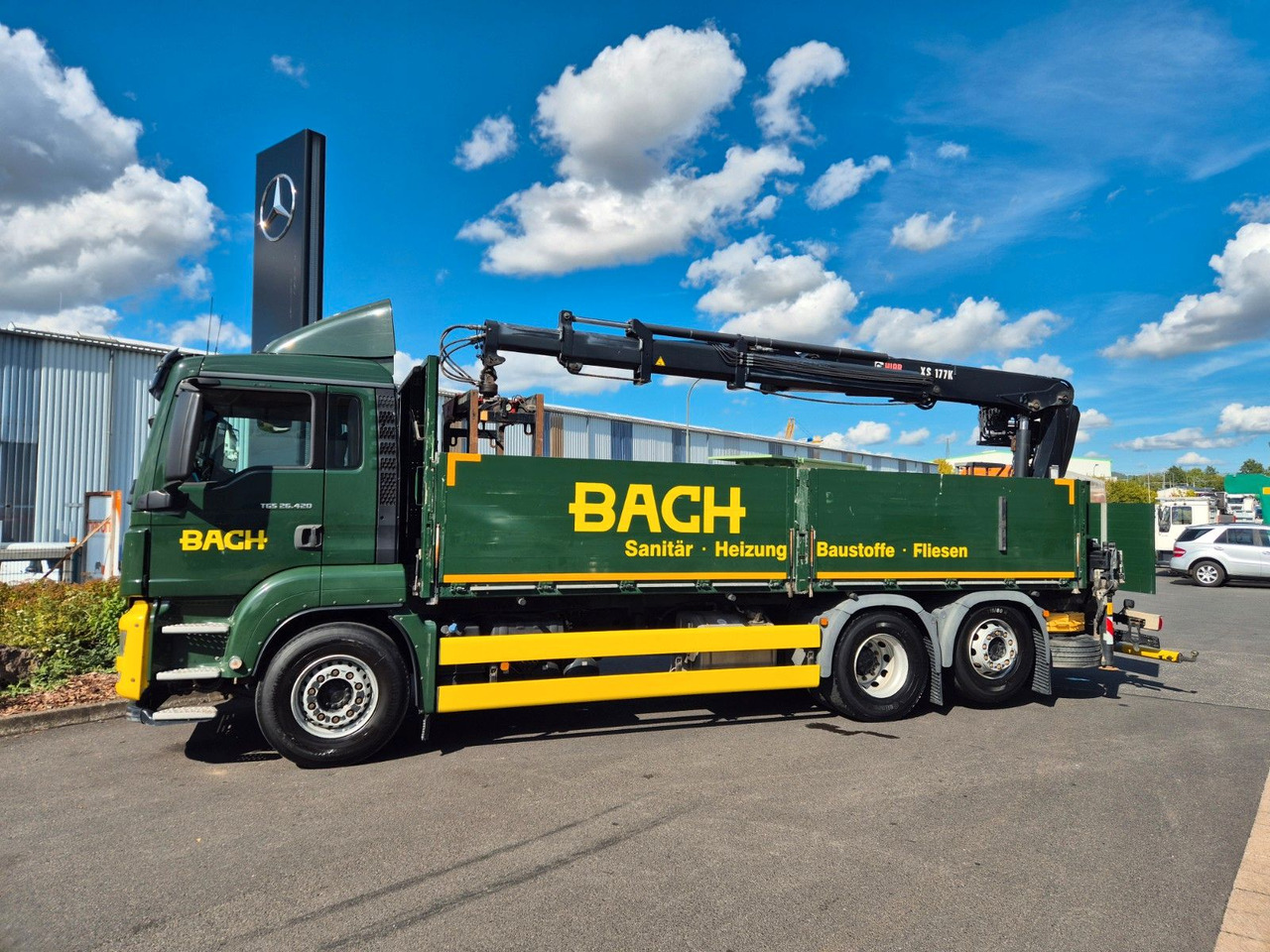 MAN TGS 26.420 6x2-4 LL Hiab 177K PRO 2 Stück - 드롭사이드/ 플랫베드 트럭 : 사진 4 MAN TGS 26.420 6x2-4 LL Hiab 177K PRO 2 Stück - 드롭사이드/ 플랫베드 트럭 : 사진 4