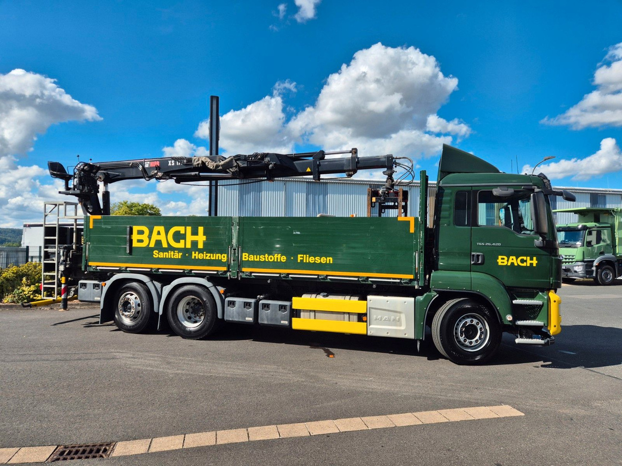 MAN TGS 26.420 6x2-4 LL Hiab 177K PRO 2 Stück - 드롭사이드/ 플랫베드 트럭 : 사진 5 MAN TGS 26.420 6x2-4 LL Hiab 177K PRO 2 Stück - 드롭사이드/ 플랫베드 트럭 : 사진 5