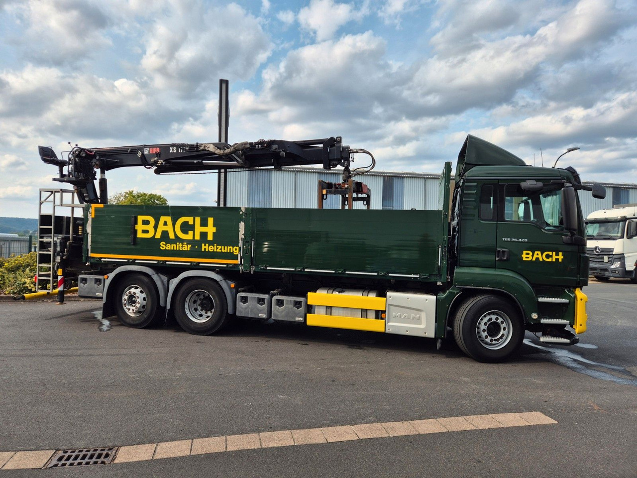 MAN TGS 26.420 6x2-4 LL Hiab 177K PRO 2 Stück - 크레인 트럭 : 사진 5 MAN TGS 26.420 6x2-4 LL Hiab 177K PRO 2 Stück - 크레인 트럭 : 사진 5