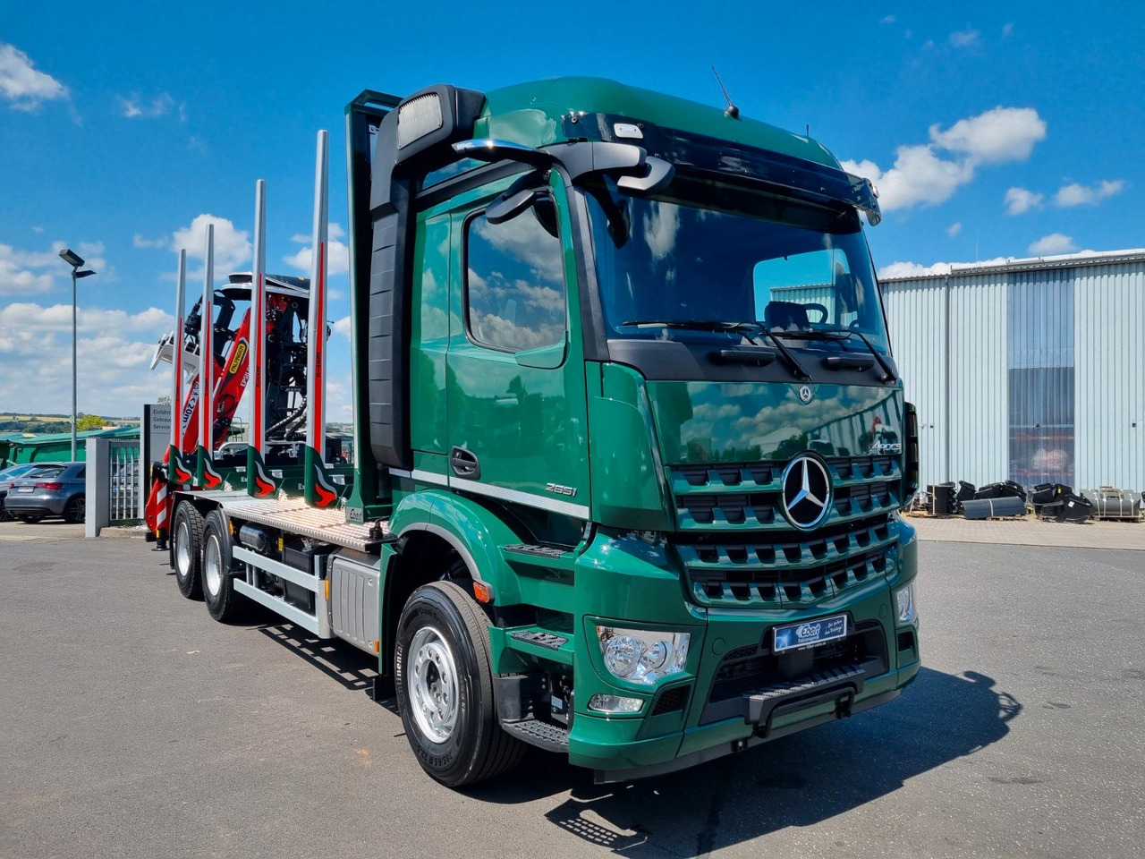 Mercedes-Benz Arocs 2651L 6x4 Palfinger-EPSILON Y Crane M12Z91 - 목재 트럭, 크레인 트럭 : 사진 2 Mercedes-Benz Arocs 2651L 6x4 Palfinger-EPSILON Y Crane M12Z91 - 목재 트럭, 크레인 트럭 : 사진 2