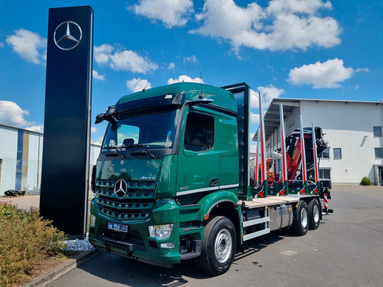 Mercedes-Benz Arocs 2651L 6x4 Palfinger-EPSILON Y Crane M12Z91 - 목재 트럭, 크레인 트럭 : 사진 1 Mercedes-Benz Arocs 2651L 6x4 Palfinger-EPSILON Y Crane M12Z91 - 목재 트럭, 크레인 트럭 : 사진 1