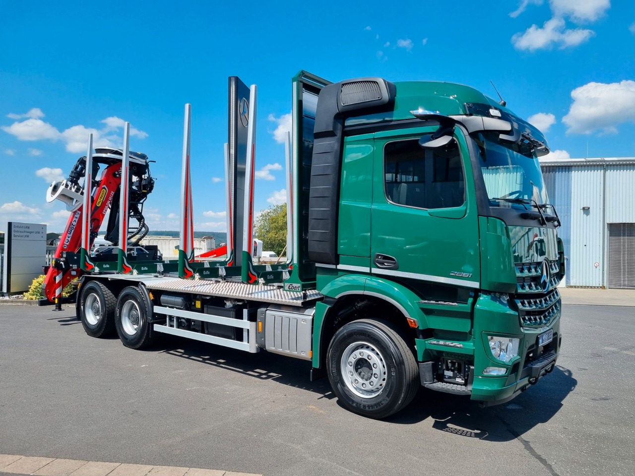 Mercedes-Benz Arocs 2651L 6x4 Palfinger-EPSILON Y Crane M12Z91 - 목재 트럭, 크레인 트럭 : 사진 4 Mercedes-Benz Arocs 2651L 6x4 Palfinger-EPSILON Y Crane M12Z91 - 목재 트럭, 크레인 트럭 : 사진 4