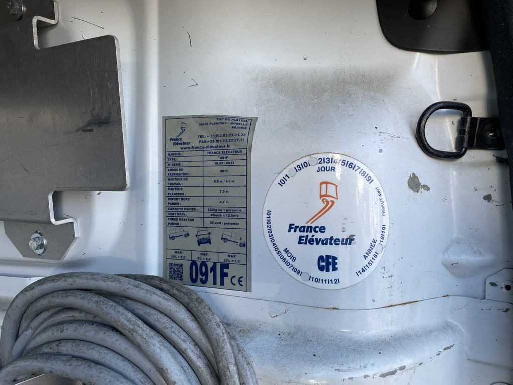 트럭 탑재 고가작업 플랫폼, 밴 Renault Trafic dCi 120 L1H1 / France Elavateur 091F 9m : 사진 10