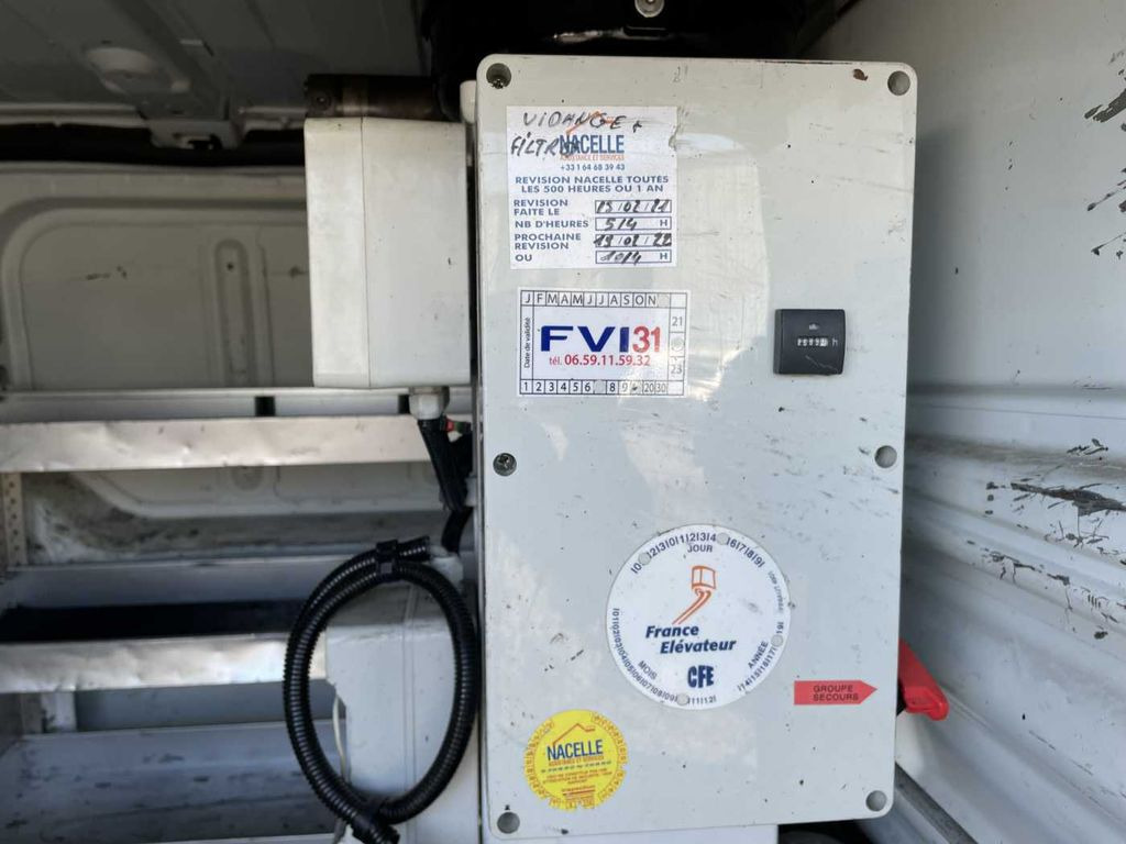 트럭 탑재 고가작업 플랫폼, 밴 Renault Trafic dCi 120 L1H1 / France Elavateur 091F 9m : 사진 12