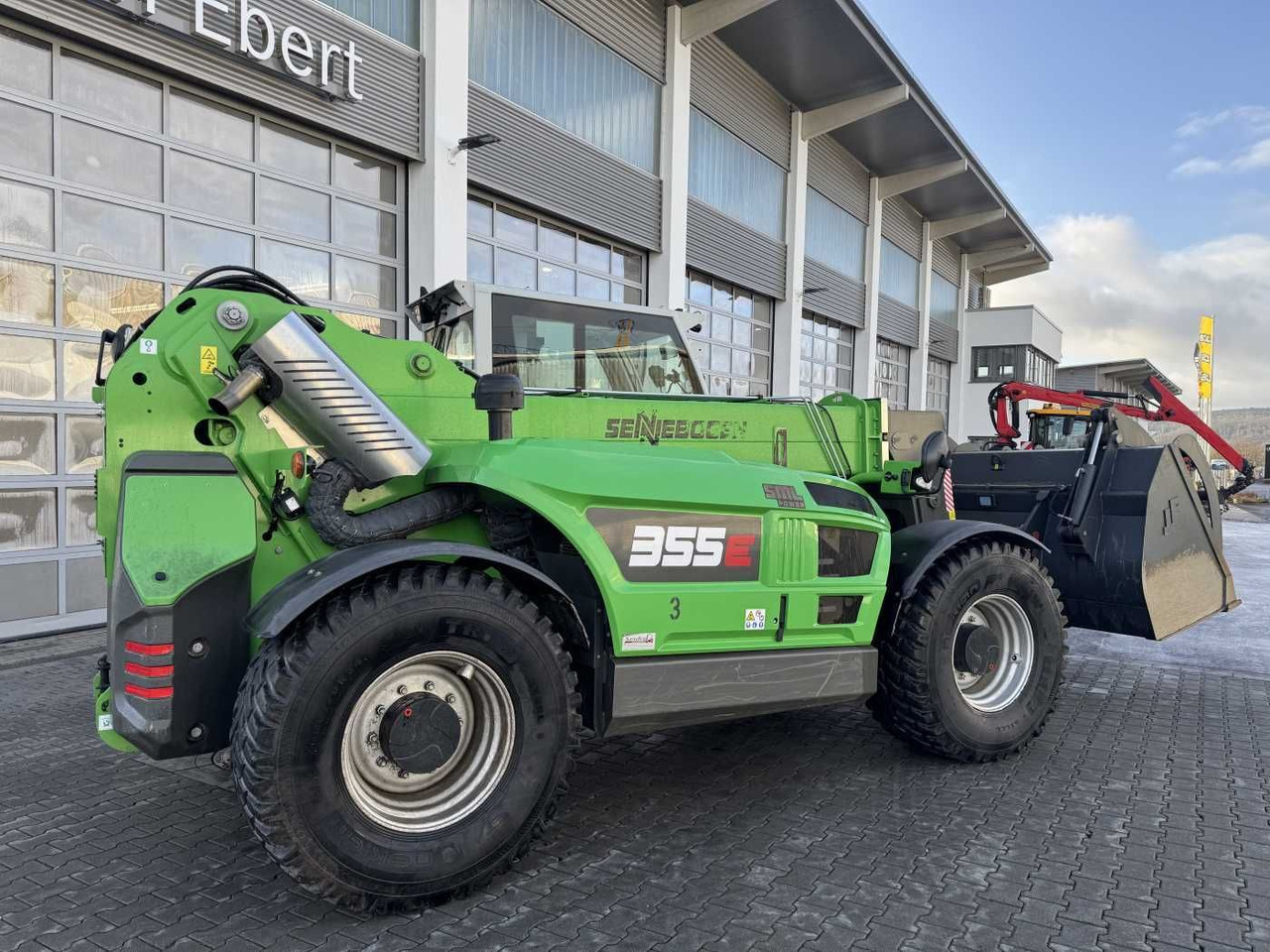 Sennebogen 355 E / Greifschaufel / nur 998h! - 텔레스코픽 핸들러 : 사진 2 Sennebogen 355 E / Greifschaufel / nur 998h! - 텔레스코픽 핸들러 : 사진 2