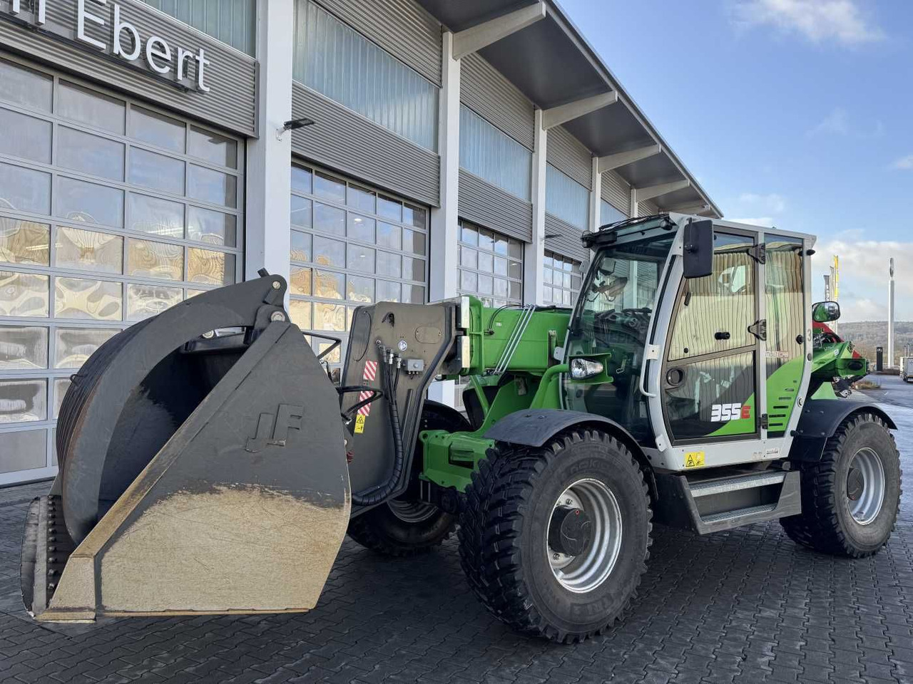 Sennebogen 355 E / Greifschaufel / nur 998h! - 텔레스코픽 핸들러 : 사진 5 Sennebogen 355 E / Greifschaufel / nur 998h! - 텔레스코픽 핸들러 : 사진 5