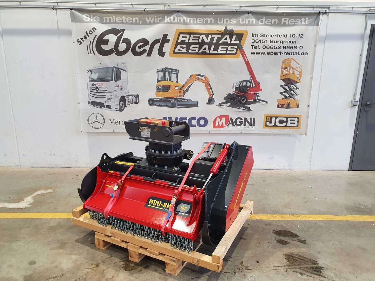Seppi MINI-BMS 105 Forstmulcher Drehmotor MS08 - 산림 멀칭기 : 사진 1 Seppi MINI-BMS 105 Forstmulcher Drehmotor MS08 - 산림 멀칭기 : 사진 1