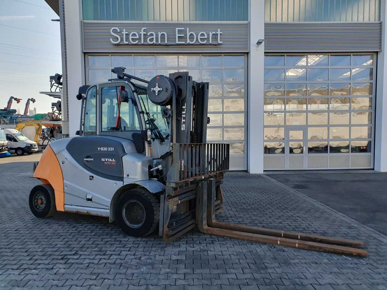 Still RX70-80 / Duplex: 4.70m! / Zinkenversteller / SS - 디젤 지게차 : 사진 1 Still RX70-80 / Duplex: 4.70m! / Zinkenversteller / SS - 디젤 지게차 : 사진 1
