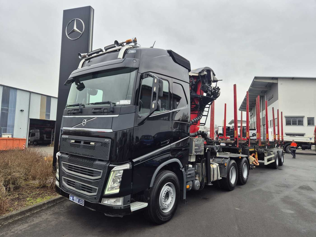 Volvo FH 540 6x4 Palfinger S260Z96 Doll Teleskop-Langh - 목재 트럭 : 사진 2 Volvo FH 540 6x4 Palfinger S260Z96 Doll Teleskop-Langh - 목재 트럭 : 사진 2