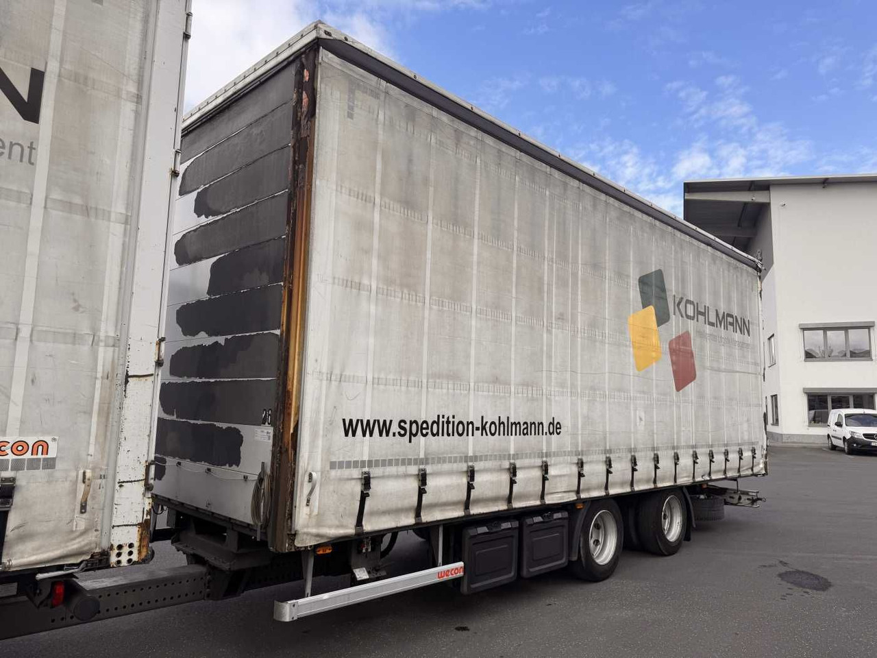 Wecon APZ218 Schiebeverdeck Schiebeplane BPW - 커튼사이더 트레일러 : 사진 1 Wecon APZ218 Schiebeverdeck Schiebeplane BPW - 커튼사이더 트레일러 : 사진 1