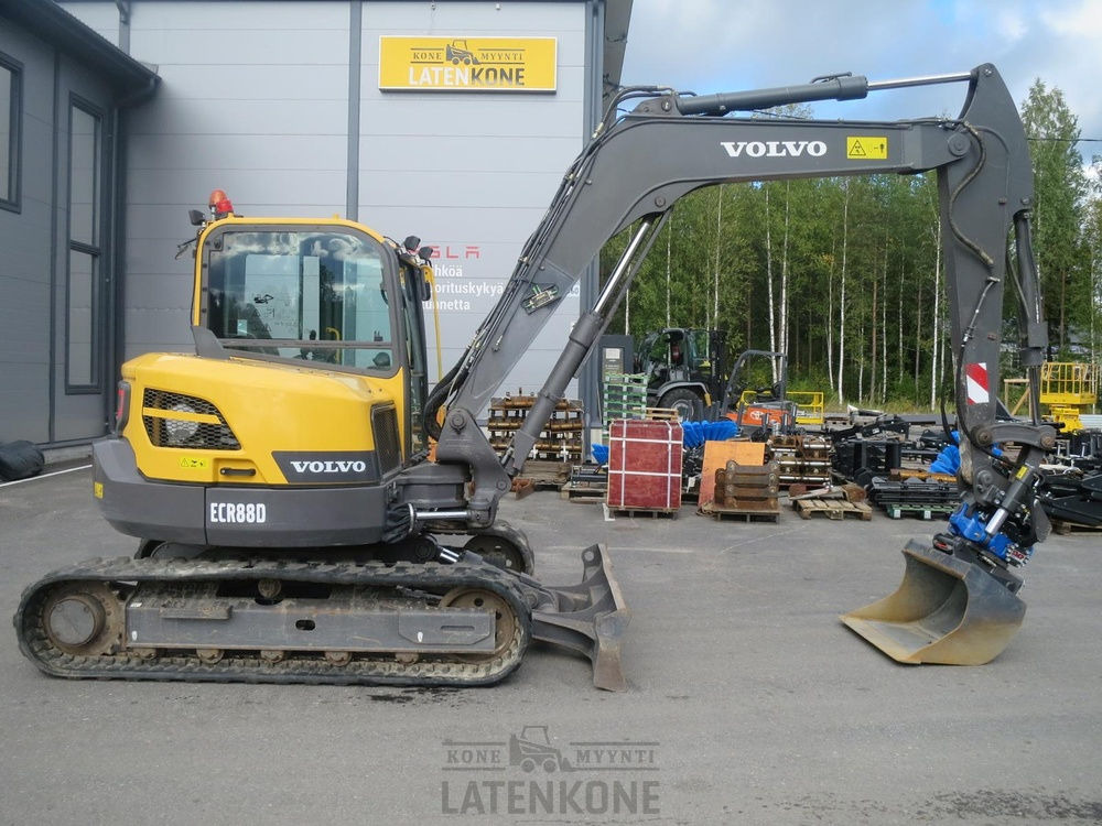 Volvo ECR88D SMP Rototiltti - 크롤러 굴삭기 : 사진 1 Volvo ECR88D SMP Rototiltti - 크롤러 굴삭기 : 사진 1