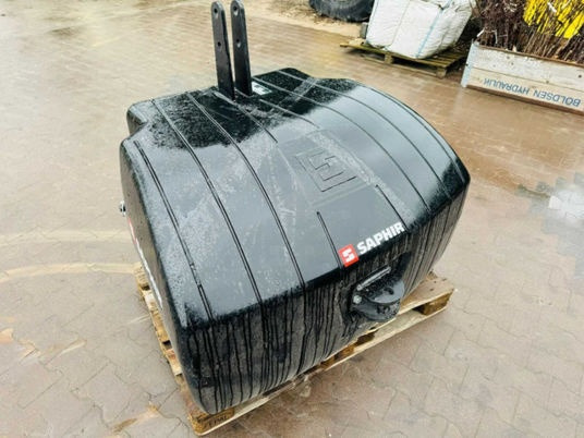 Saphir BALAST do ciągnika SAPHIR 1500 kg, 2022 rok produkcji - 카운터 웨이트 장궤형 트랙터 용 : 사진 3 Saphir BALAST do ciągnika SAPHIR 1500 kg, 2022 rok produkcji - 카운터 웨이트 장궤형 트랙터 용 : 사진 3