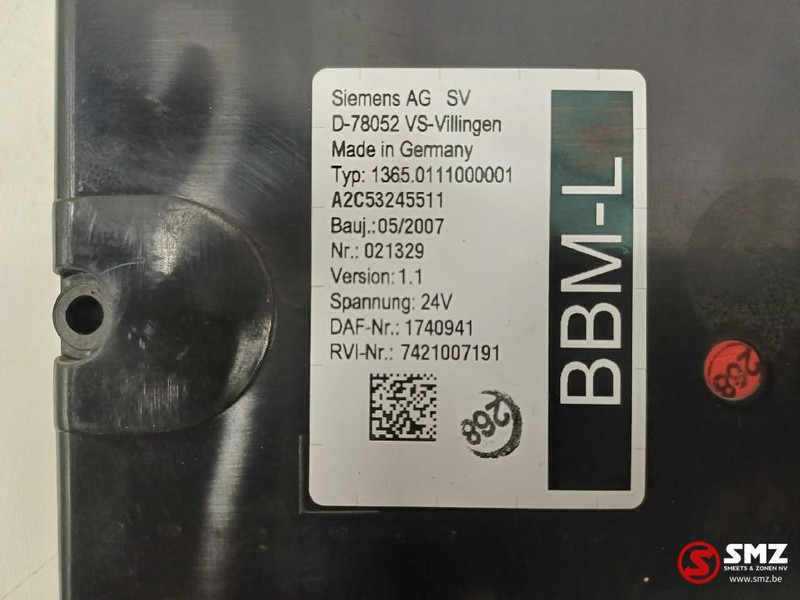 DAF Occ ECU BBM-L regeleenheid DAF - ECU 트럭 용 : 사진 4 DAF Occ ECU BBM-L regeleenheid DAF - ECU 트럭 용 : 사진 4