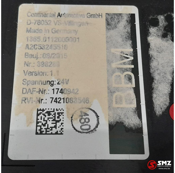 DAF Occ ECU BBM regeleenheid DAF - ECU 트럭 용 : 사진 5 DAF Occ ECU BBM regeleenheid DAF - ECU 트럭 용 : 사진 5