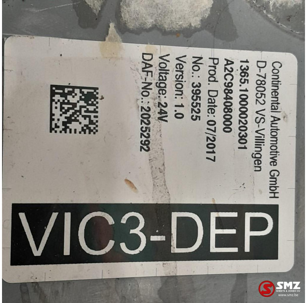 DAF Occ ECU VIC 3 regeleenheid DAF - ECU 트럭 용 : 사진 5 DAF Occ ECU VIC 3 regeleenheid DAF - ECU 트럭 용 : 사진 5