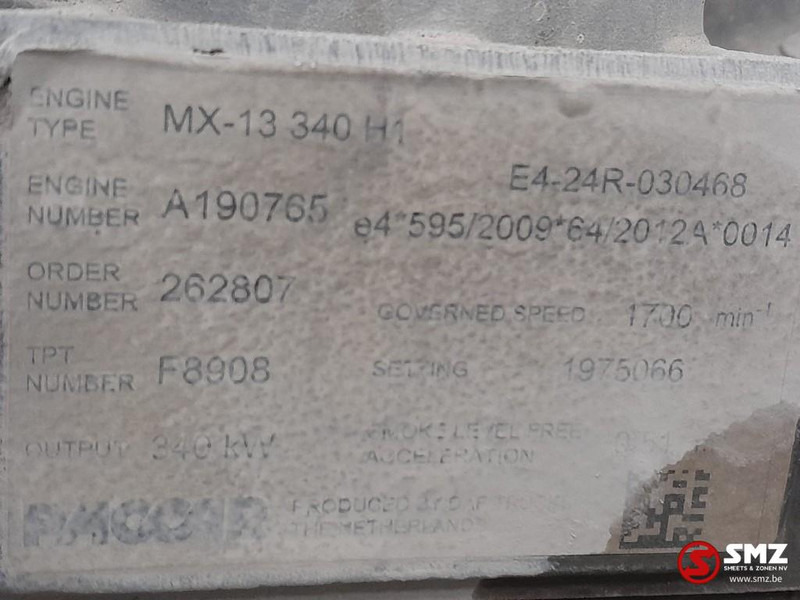 DAF Occ Motor DAF XF106 EURO 6 MX13 340 - 엔진 트럭 용 : 사진 5 DAF Occ Motor DAF XF106 EURO 6 MX13 340 - 엔진 트럭 용 : 사진 5