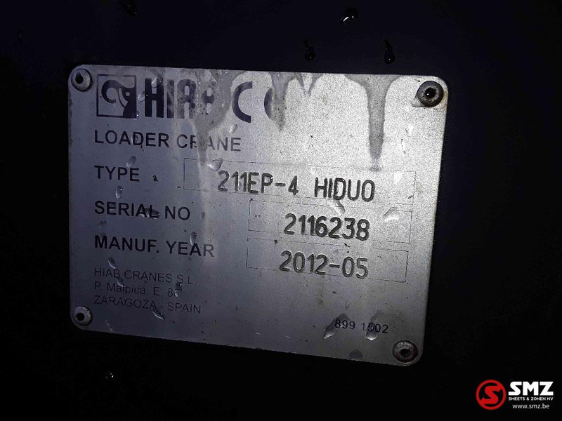 크레인 붐 자재 취급 장비 용 Hiab Occ Autolaadkraan Hiab 211 - 4 : 사진 6 크레인 붐 자재 취급 장비 용 Hiab Occ Autolaadkraan Hiab 211 - 4 : 사진 6