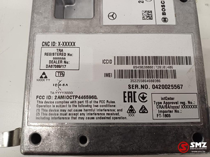 Mercedes-Benz Occ ECU telematica besturingseenheid Mercedes - ECU 트럭 용 : 사진 3 Mercedes-Benz Occ ECU telematica besturingseenheid Mercedes - ECU 트럭 용 : 사진 3