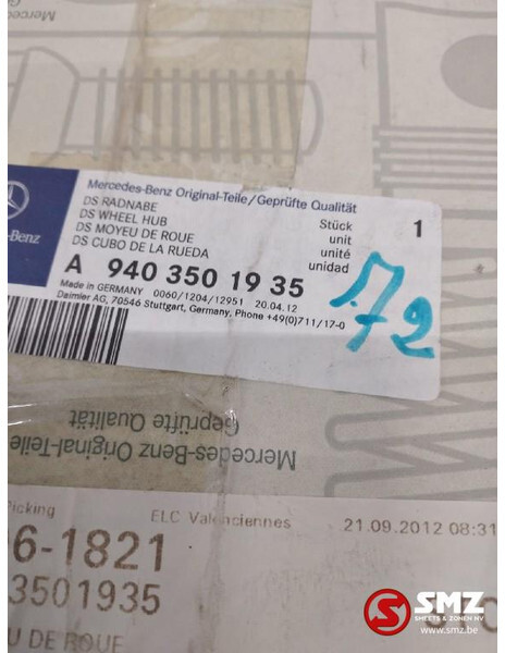 Mercedes-Benz Wielnaafreparatieset mercedes atego a9403501935 - 서스펜션 트럭 용 : 사진 2 Mercedes-Benz Wielnaafreparatieset mercedes atego a9403501935 - 서스펜션 트럭 용 : 사진 2