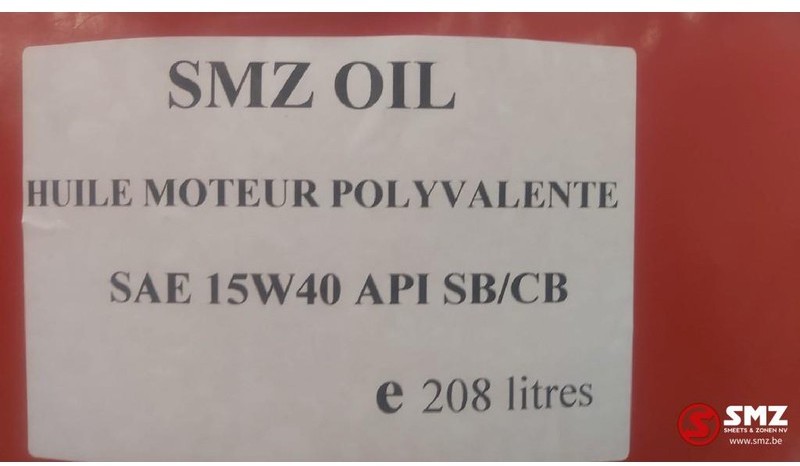 Smz Smz motor olie 15w40 208l - 모터 오일 및 자동차 관리 제품 : 사진 3 Smz Smz motor olie 15w40 208l - 모터 오일 및 자동차 관리 제품 : 사진 3
